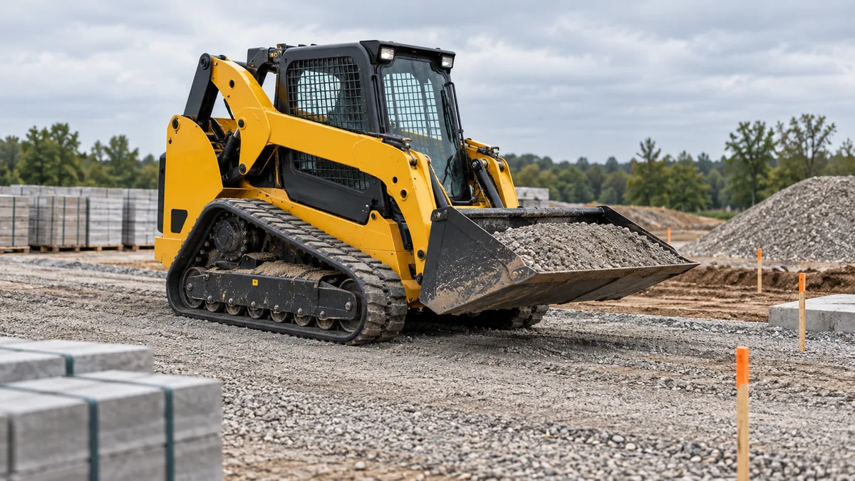 John Deere 333 P-Tier Compact Track Loader representative field image