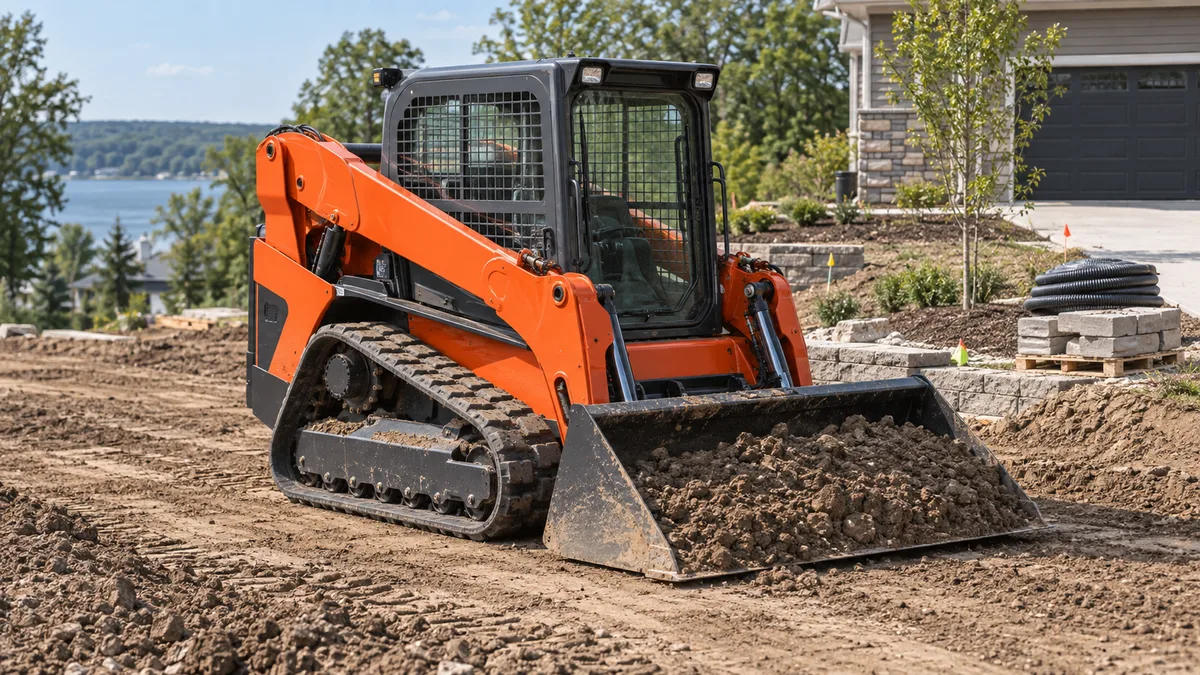 Kubota SVL75-3 Compact Track Loader representative field image